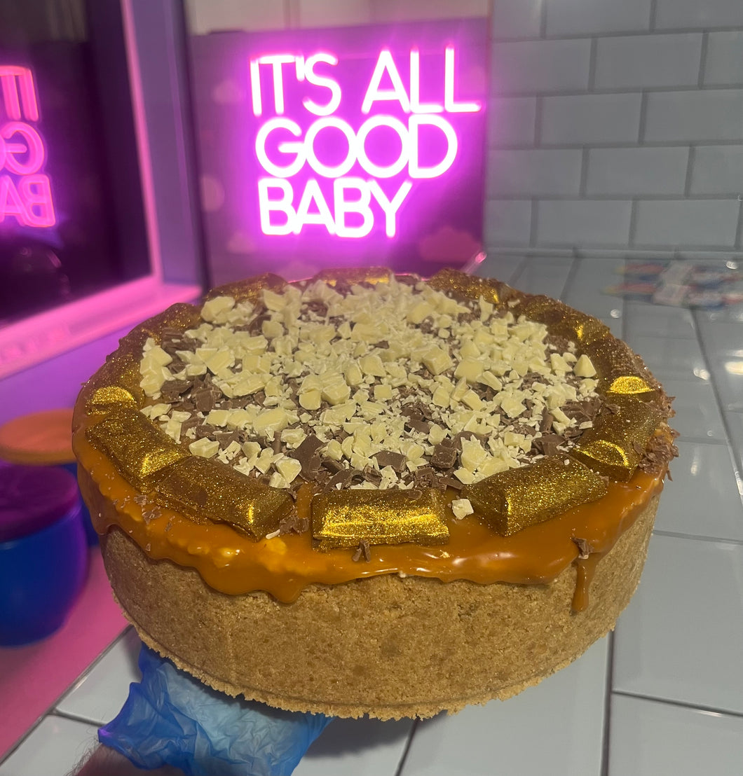 Galaxy Caramel Cheesecake