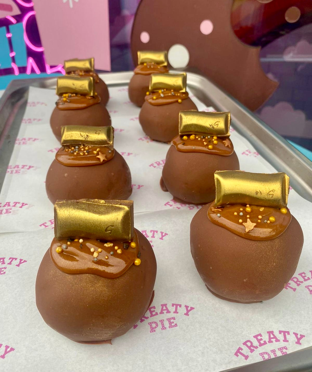 Galaxy Caramel Cheesecake Bomb