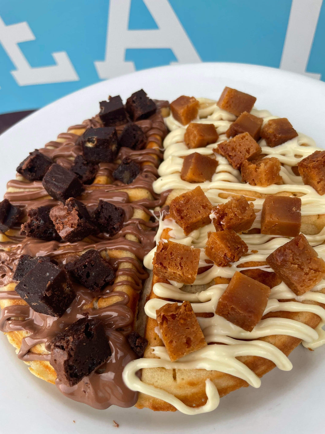 Brownie Blondie Waffle